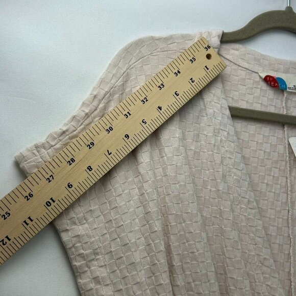 NWT Free People Beach Women's XS Belted Wide Leg Jumpsuit Neutral Beige V-Neck - Picture 4 of 16